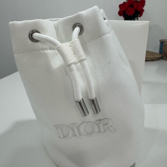 Dior Ivory Drawstring Bag - Picture 5 of 5
